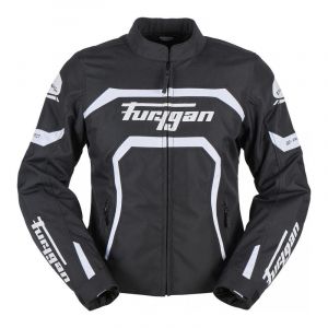 Image de Furygan Blouson textile femme Mystic Evo noir/blanc- L