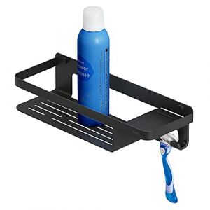 Tiger Caddy Panier de Douche avec Crochet 32 cm Noir