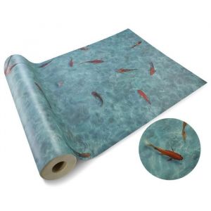 Karat - Rev&ecirc;tement de sol pvc 3D Moonlight Vinyle Oc&eacute;an 100 x 250 cm