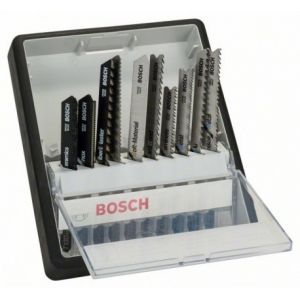 Bosch Lot de 10 Lames de scie sauteuse - Top Expert - Robust Line