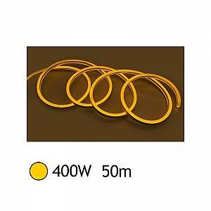 Vision-El NEON LED FLEXIBLE 400W 230V Couleur JAUNE 50m 18/11 Gainage IP65 s&eacute;cable