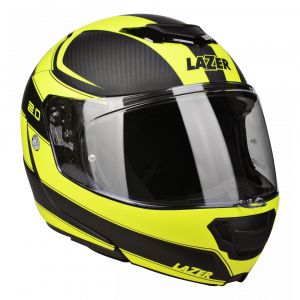 Image de Lazer Casque modulable Monaco Evo 2.0 carbone/jaune - XXS