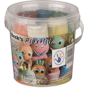Becks seau d'argile Plastiline avec accessoires junior 13 pièces