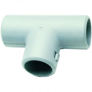 Iboco Té de dérivation - diamètre 20 mm - pour tube irl - gris - lot de 1 20676