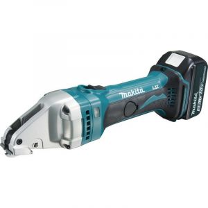 Makita Cisaille métal 18 V Li-Ion 5 Ah - 2 batteries, chargeur, coffret - DJS161RTJ