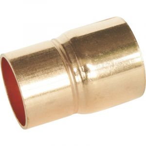 Image de Somatherm Manchon &agrave; souder r&eacute;duit pour tube cuivre m&acirc;le &Oslash;18 femelle &Oslash;16 lot de 2