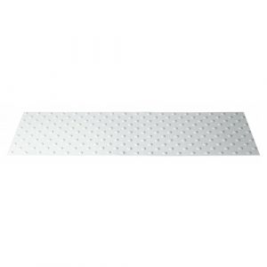 Dalle podotactile adhésive - extérieur - 400 x 445 mm - noir WATTELEZ