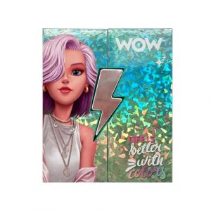 WOW GENERATION Palette cosmétique Rayon, 10 fards à paupières, 3 blushs et 3 highlighters, Design Unique, Couleurs Vives et Neutres pour Maquillage Amusant et créatif pour Filles, idéal pour Offrir