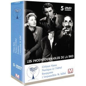 Coffret Les Incontournables de la RKO - Citizen Kane + Panique à l'hôtel + Soupçons + L'impossible Mr Bébé