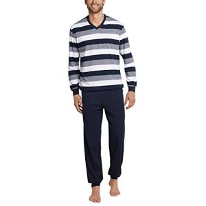 Schiesser Anzug Lang Ensemble de Pyjama, Multicolore, 50 Homme