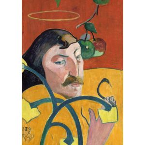 Grafika Paul Gauguin : Autoportrait, 1889