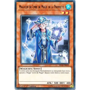 Image de Konami Bllr-Fr050 - Carte Yu-Gi-Oh Magicien Du Livre De Magie De La Prophétie ultra rare