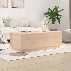 VidaXL Table basse 100x50x35 cm Bois massif de pin