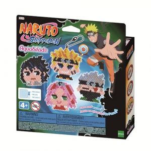Aquabeads Naruto Keychain Craft Kit - Kit de Loisirs cr&eacute;atifs - Activit&eacute; Manuelle Enfants en Toute autonomie - Coffret de Perles Qui collent avec de l'eau - Jouet Enfant 4 Ans et + - 35118