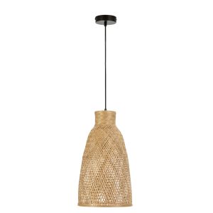 Suspension Nomi en bambou, diam&egrave;tre 31 cm - Bambou