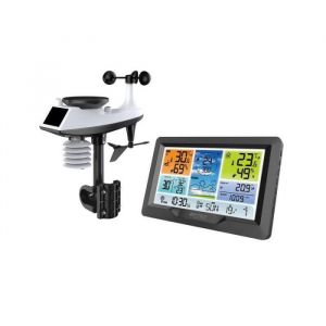 Optex Station Météo Professionnelle 5 en 1 Extérieure - Noir