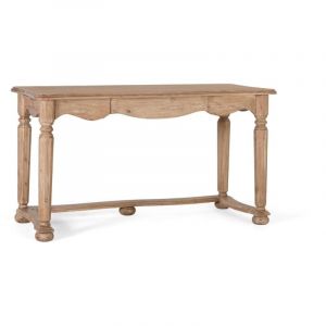 Bureau avec 1 tiroir en bois d'acacia naturel massif