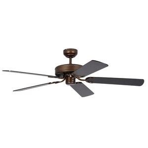 Pepéo Potkuri - Ventilateur de plafond classique 132 cm 5 pales