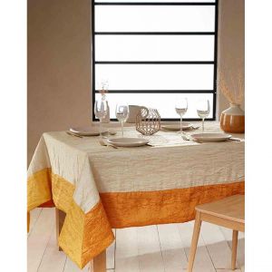 Nydel Serviettes de table Nappes, Sets de table TAFFETAS Blanc - Taille 170x170 cm