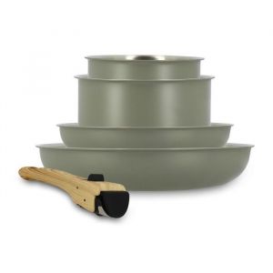 Menastyl Batterie de cuisine 5 pièces en acier inoxydable - tous feux