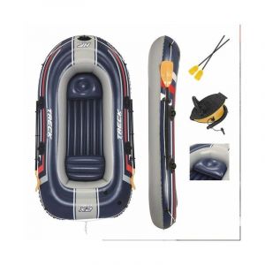 Bestway Nobrand - Bateau Gonflable avec Rames et Pompe Hydro-Force Trek Set 225 kg 2 Personnes