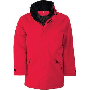 Kariban Parka Doublure Matelass&eacute;e 2XL rouge
