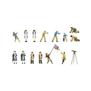 Image de Artesania Set de 14 Figurines avec Accessoires en Mètal pour HMS Endeavour