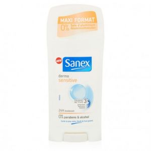 Image de Sanex Dermo Sensitive - Déodorant stick 24h 0% parabens & alcohol