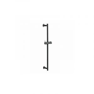 Cristina Ondyna Barre De Douche Seule 60 Cm Chrome Noir Brosse Robinetterie HYDROTHERAPIE PD07075