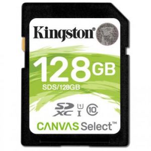 Kingston Canvas Select 128 Go SDXC UHS-I Classe 10 m