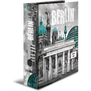 Herma Classeur &agrave; levier &agrave; motifs 'Berlin', A4, dos: 70 mm