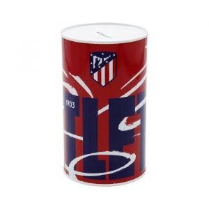 Atl&eacute;tico de Madrid CyP Brands Tirelire en m&eacute;tal scell&eacute;e Rouge Produit Officiel