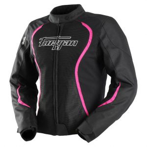 Furygan Blouson textile femme Odessa Vented 3 en 1 Women noir/blanc/ro