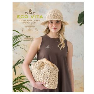 Dmc Livre raphia book 2 - sacs et chapeau - 6 projets - Mondial Tissus