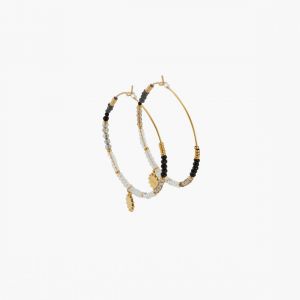 BalaBooste Créoles Femme Acier Avec Facettes Et Etoile - 3502456560253 Métal Multicolore