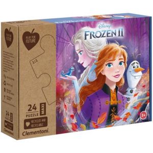 Image de Clementoni Puzzle Frozen II junior carton 24 pi&egrave;ces