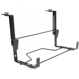 Louis Moulin Support jardini&egrave;re ergonomique gris martel&eacute; - 35x16 &agrave; 26 cm - Acier &eacute;poxy