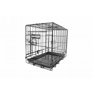 Martin Sellier Cage de transport pour chien et chat en métal 2 portes + grille