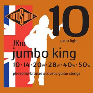 Image de Rotosound JUMBO KING JK10 PHOSPHOR BRONZE 1050