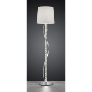 Trio Lampadaire Cannes II Chromé 1x60W E27