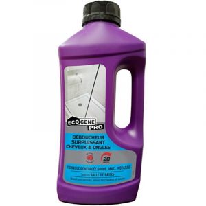 Ecogene Deboucheur surpuissant cheveux et ongles pro 1l