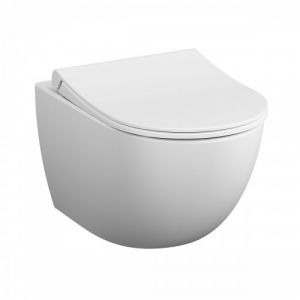 vitra Wc suspendu sans bride Sento blanc mat + abattant