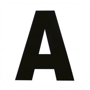 Lot de 12 lettres de manège autocollantes Hippotonic