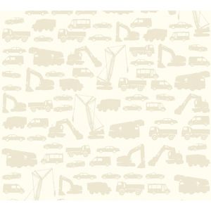 Homemaison Papier Peint Garçon Impressions d'Engins Sable 10 ml x 0,53 m