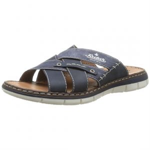 Rieker 25199/14, Mules Homme, Bleu, 42 EU