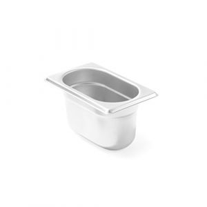 Hendi Fourniresto - Bac Gastronorme gn 1/9 - 0,6 l - p 65 mm - Argent / Inox