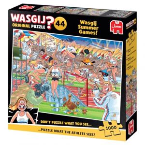 Jumbo Wasgij Original 44 - Jeux d'été! - Summer Games! - Puzzle Adultes - Humoristique - Carton 100% recyclé - 1000 Pieces