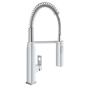 Grohe Mitigeur de cuisine &eacute;vier Eurocube, chrom&eacute;, 31395000 (Import Allemagne)