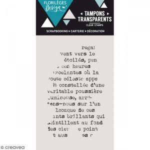 Image de Florilèges Design Tampon clear Touche de texte - 1 pce