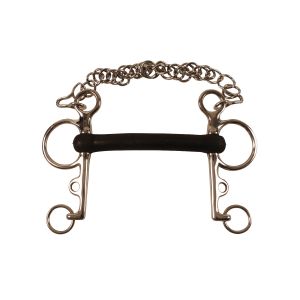 Pelham pour cheval en caoutchouc souple Umbria Equitazione